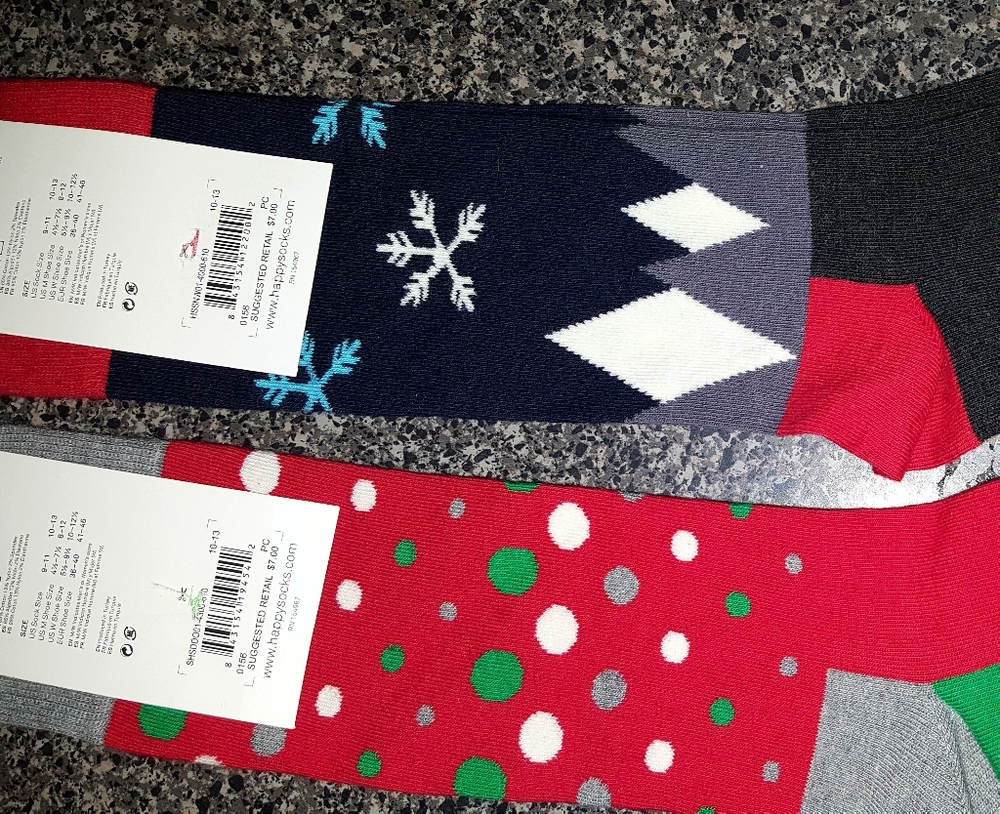 Festive Holiday Socks (2 pairs) HappySocks